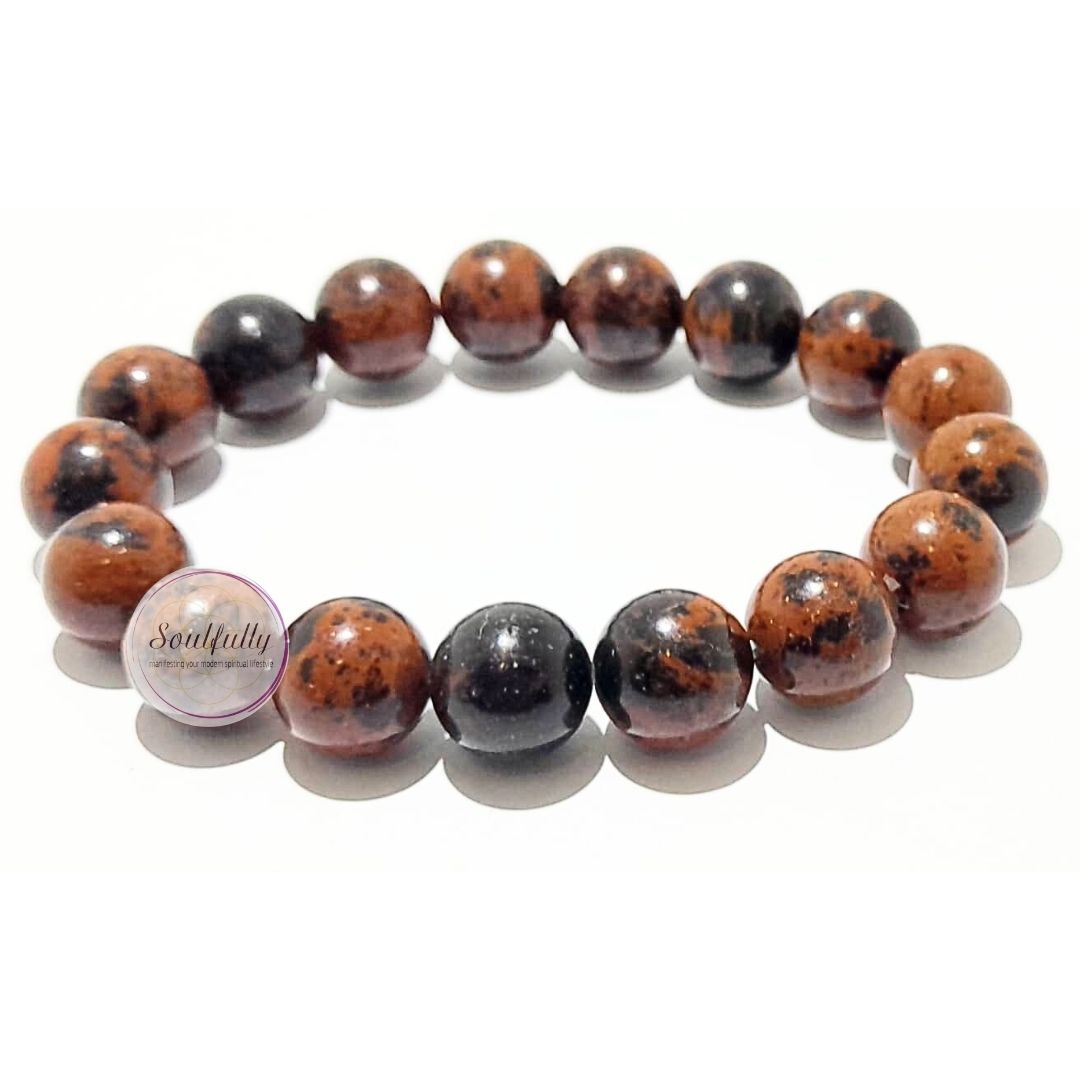 Obsidian, Brown Mahogany Obsidian Bracelets