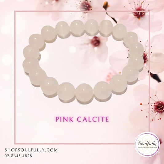 Calcite, Pink Calcite Bracelet