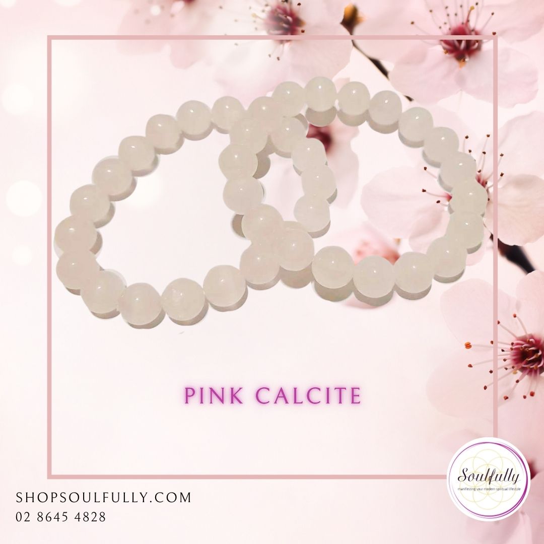 Calcite, Pink Calcite Bracelet