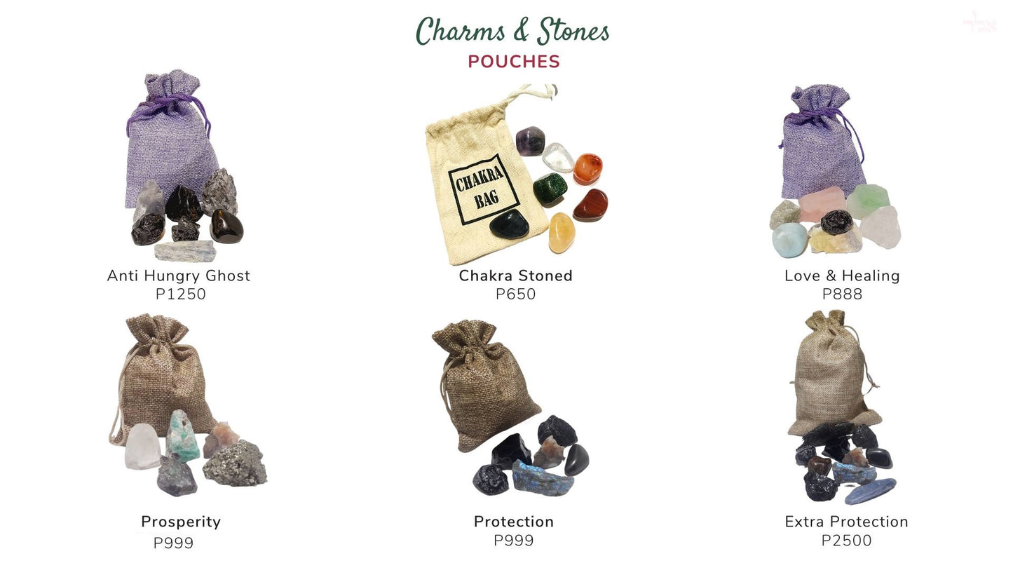 RAW STONES in POUCH