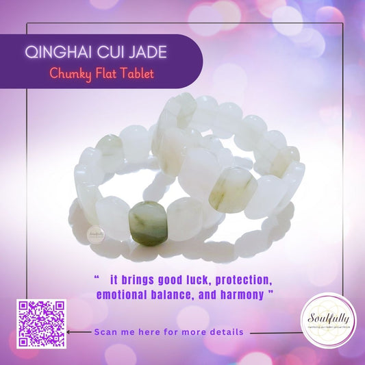 Jade, Qinghai Cui Jade Bracelet
