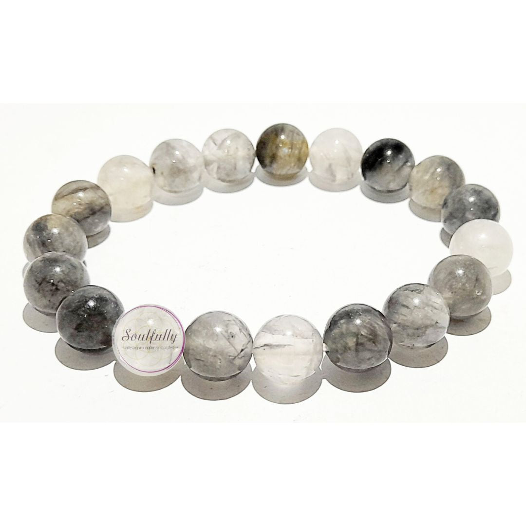 Quartz, Cloudy Quartz Bracelet