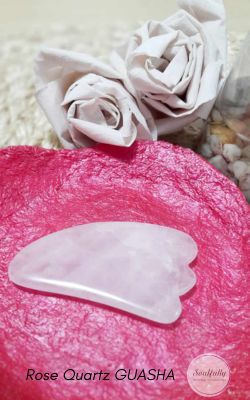 Rose Quartz (Foot Shape) GUASHA