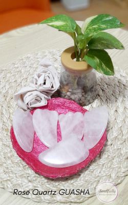 Rose Quartz (Foot Shape) GUASHA