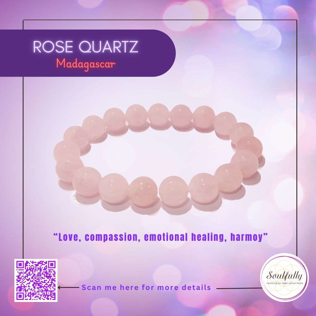 Quartz, Rose Quartz Bracelets ( Madagascar)