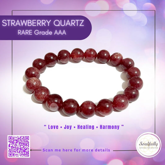 Quartz, Strawberry Quartz Bracelet