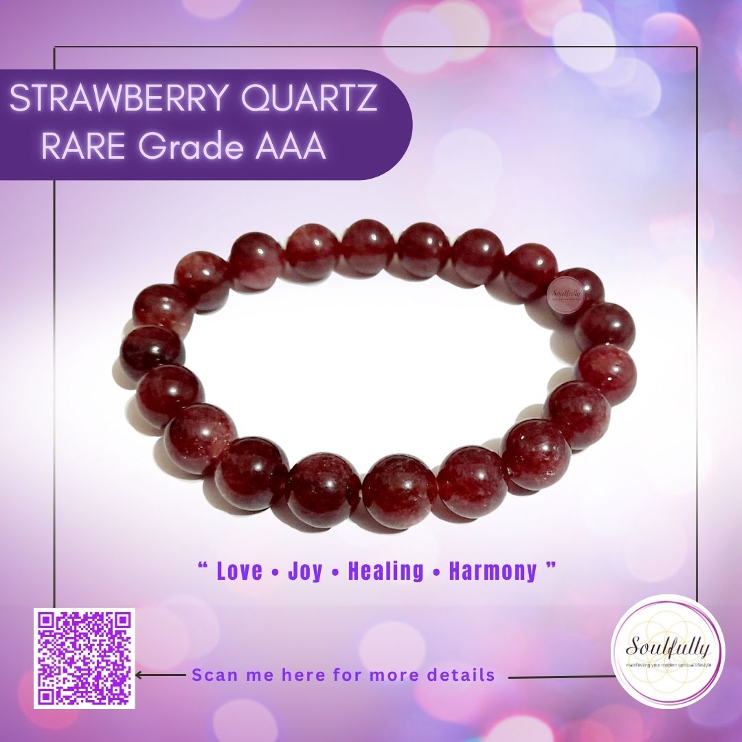 Quartz, Strawberry Quartz Bracelet