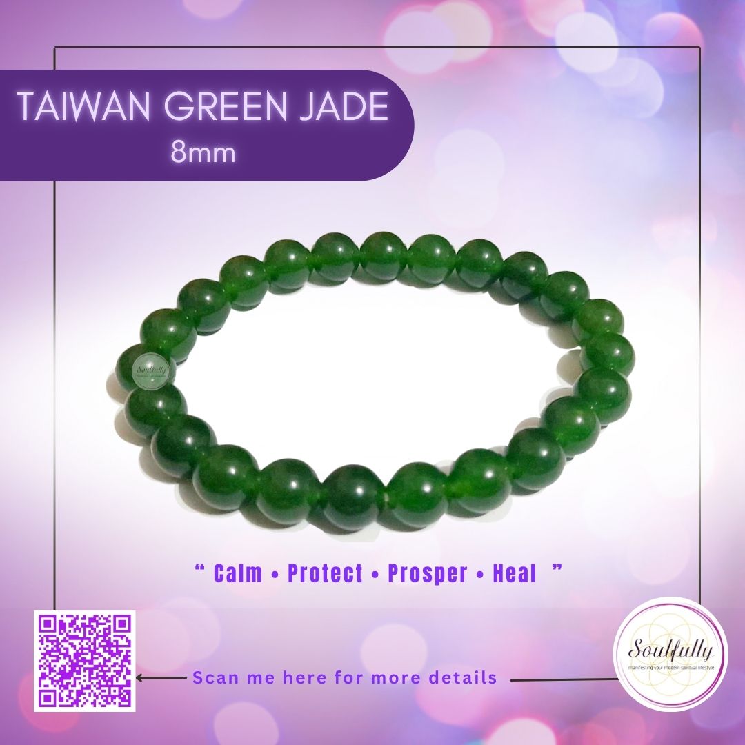 Jade, Taiwan Green Jade Bracelet