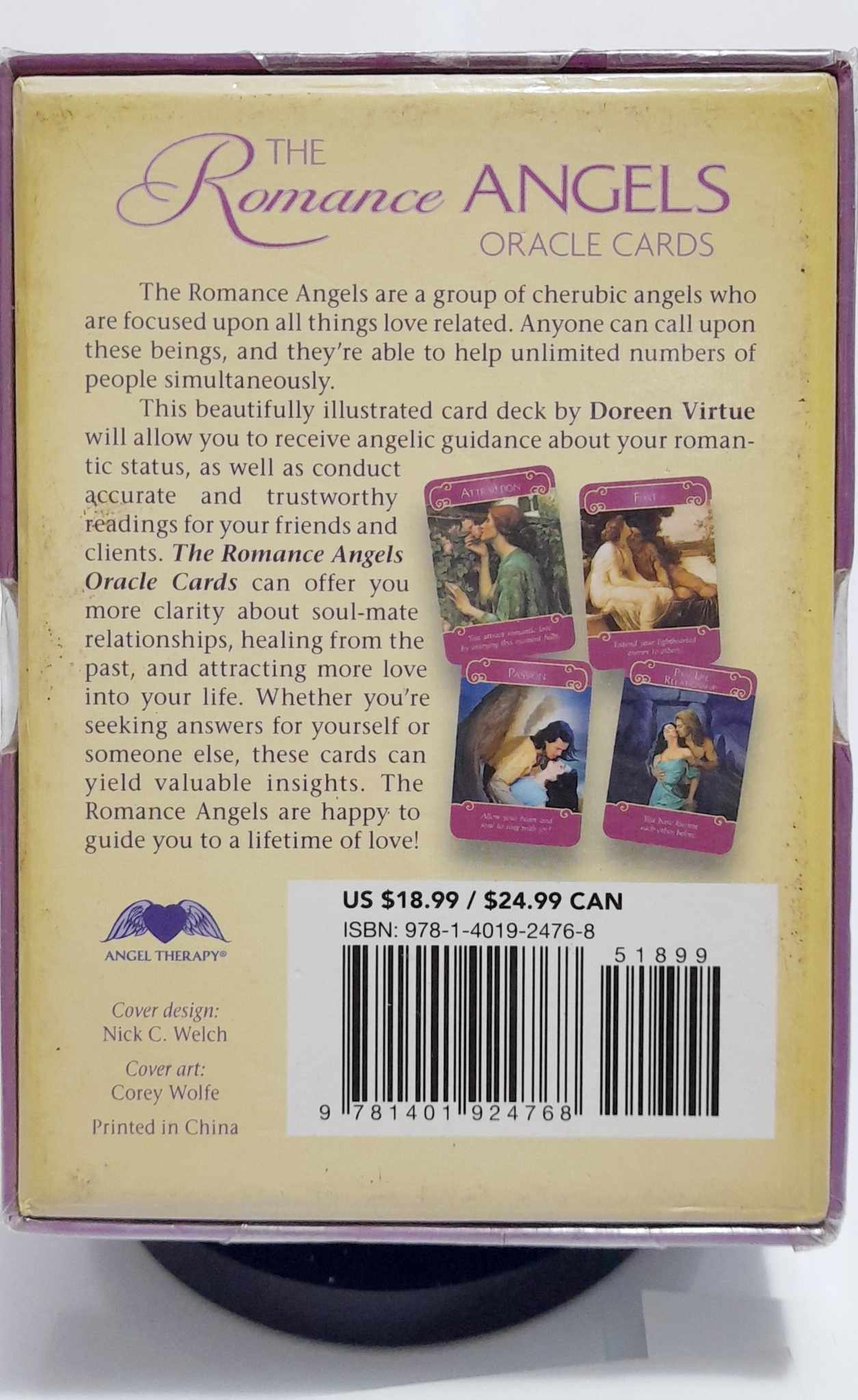 The Romance Angels Oracle Cards - Doreen Virtue