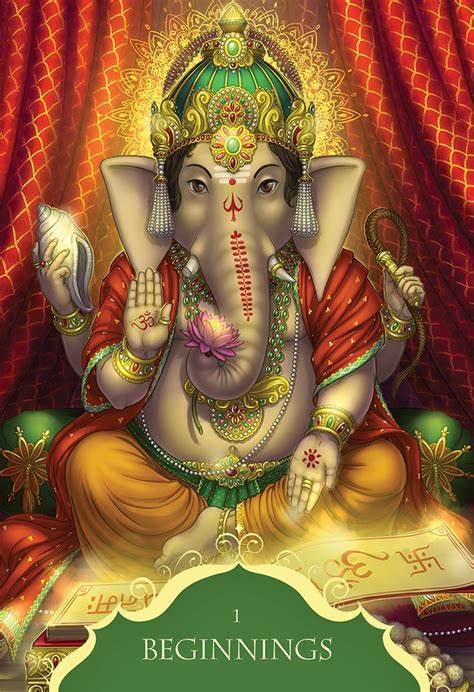 Whispers of Lord Ganesha Deck - Angela Hartfield