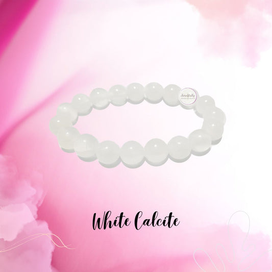 Calcite, White Calcite Bracelet