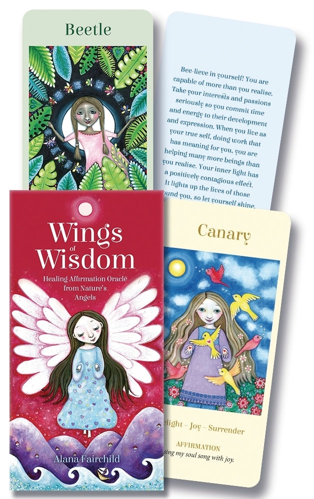 Wings of Wisdom Healing Affirmation Oracle from Nature's Angels - Alana Fairchild