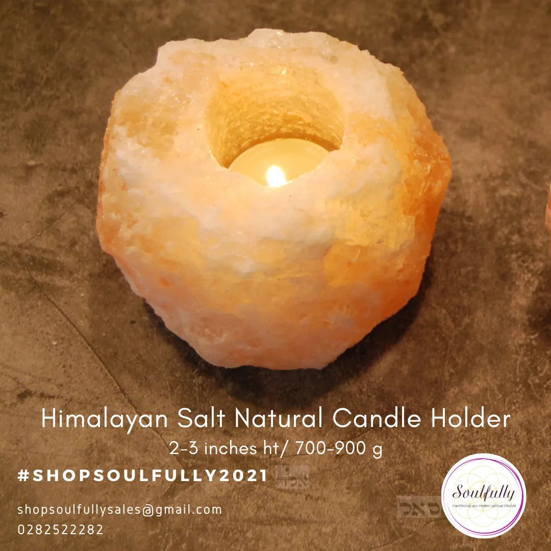 Himalayan Pink Salt Candle Holder