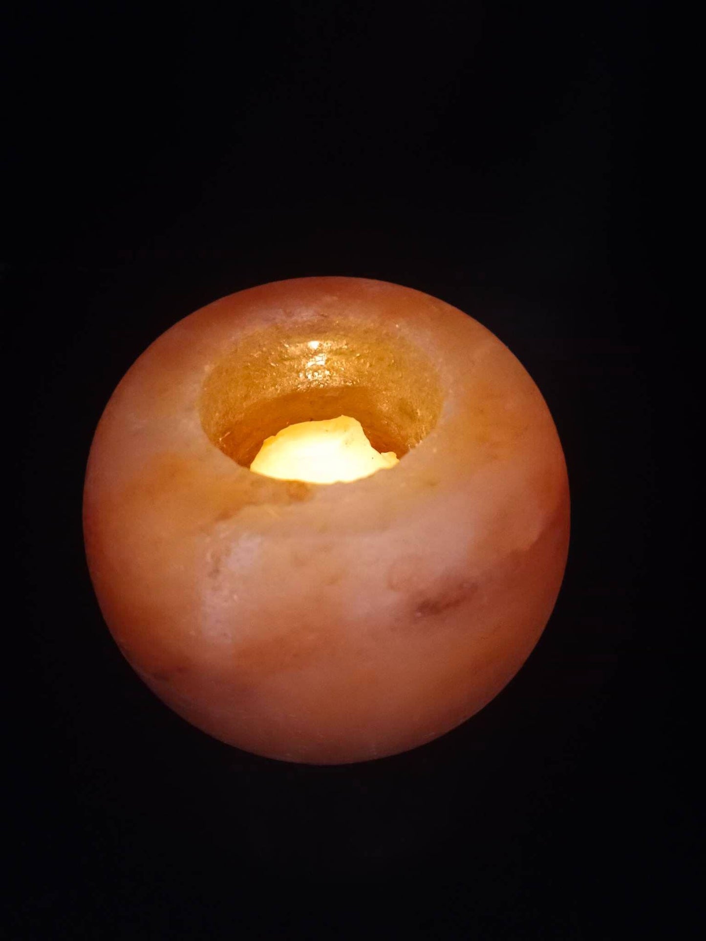 Himalayan Pink Salt Candle Holder