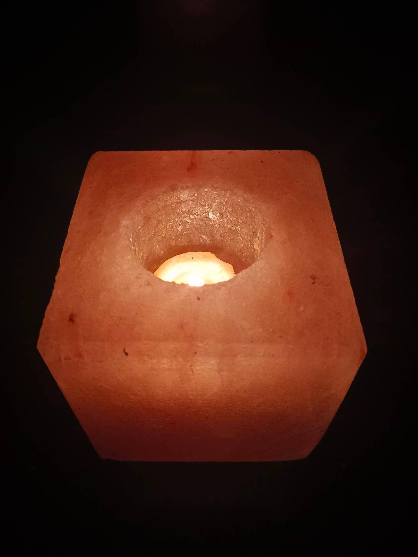 Himalayan Pink Salt Candle Holder