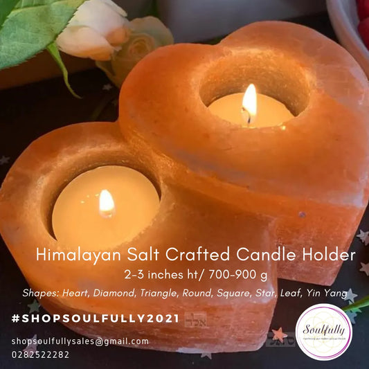 Himalayan Pink Salt Candle Holder